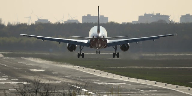 BERLIN, GERMANY - APRIL 21: A passenger plane arrives at Tegel Airport on April 21, 2016 in Berlin, Germany. No new date has yet been confirmed for the opening of the new BER Willy Brandt Berlin Brandenburg International Airport, which was originally supposed to open for operation in 2010, though recent media reports suggest March, 2018 as a possible date. The new airport, which was supposed to replace aging Tegel, has been plagued by poor management and planning, technical complications and corruption scandals. (Photo by Sean Gallup/Getty Images)