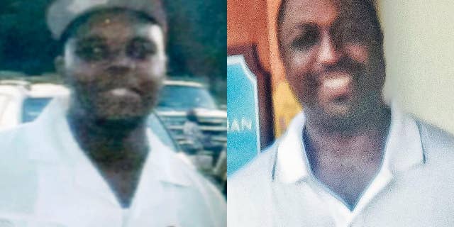 FILE - This combination of undated photos provided by the Brown family and the Garner family via the National Action Network shows Michael Brown, left, the black 18-year-old who was fatally shot by a white police officer in Ferguson, Mo. in August 2014, and Eric Garner, who died after a white police officer had him in a chokehold in the Staten Island borough of New York in July 2014. The cases of Brown and Garner involve an unarmed black man killed by a white police officer in a confrontation over a relatively minor crime. But there are sharp differences, too, in the circumstances of the Aug. 9 and July 17 killings. (AP Photo/Brown Family, Garner Family via National Action Network)
