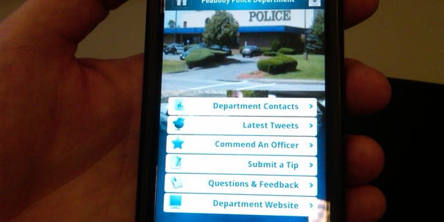 A police detective from Massachusetts is spreading the word at a law enforcement tech conference about a phone app he developed to help police departments harness the latest in mobile media.