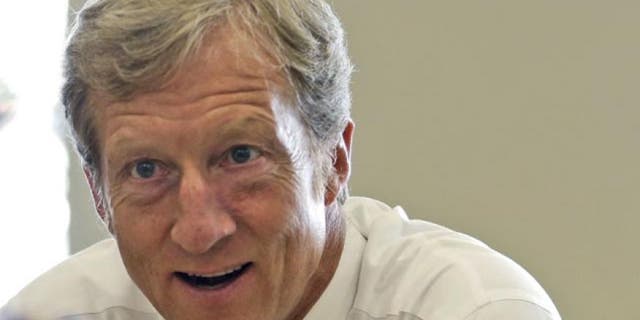 Sept. 25, 2013: In this file photo, businessman Tom Steyer talks during a meeting to announce the launch of a group called Virginians for Clean Government at Virginia Commonwealth University in Richmond, Va. (AP)