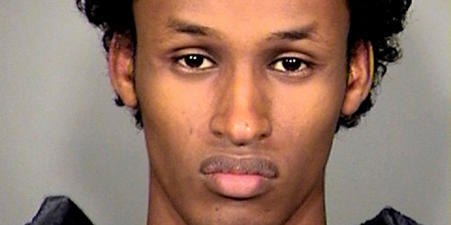 FILE - A Nov. 27, 2010, file photo provided by the Multnomah County, Ore., Sheriff's Office, shows Mohamed Mohamud. (AP Photo/Mauthnomah County Sheriff's Office, File)