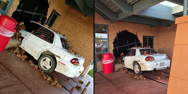 Authorities in Wisconsin have commended a high school prank which involved a supposed car accident.