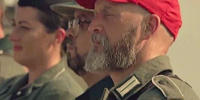 Seth Rogen's AMC series 'Preacher' features Nazi wearing MAGA hat in season finale.