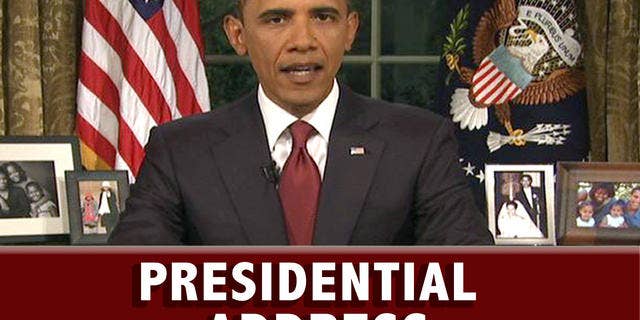 AP image/President Obama addressing the nation about Iraq on August 31, 2010
