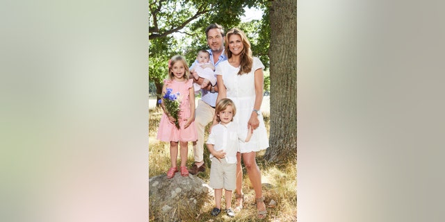 Princess Madeleine and her family.