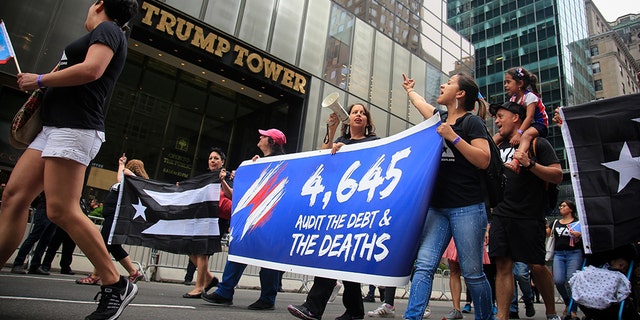 Many Marchers At Nycs Puerto Rican Day Parade Say Trump White House