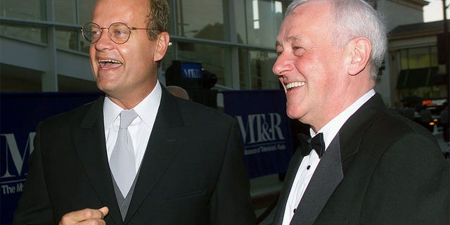 Kelsey Grammer, left, with John Mahoney.