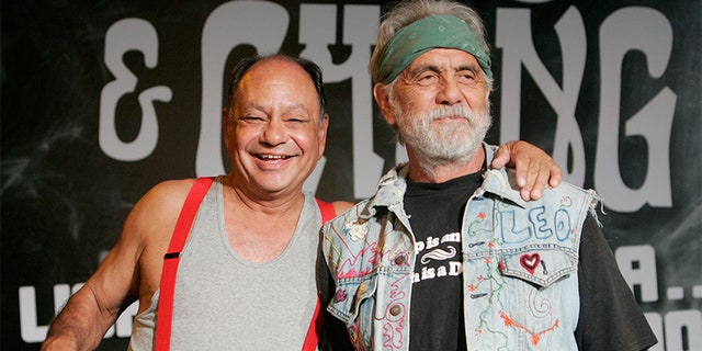 Richard "Cheech" Marin (left) and Tommy Chong are celebrating the 40th anniversary of "Up in Smoke."