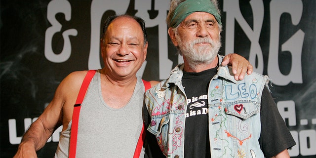 Richard "Cheech" Marin (left) and Tommy Chong are celebrating the 40th anniversary of "Up in Smoke."