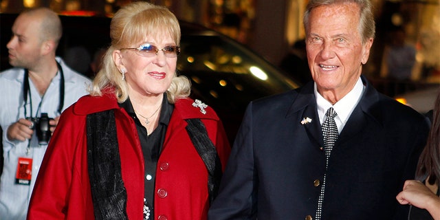 Pat Boone with his wife Shirley Boone.