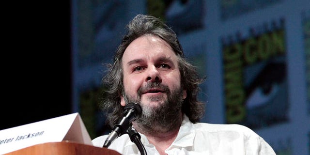 July 14, 2012: Director Peter Jackson speaks during a panel for "The Hobbit: An Unexpected Journey" during the Comic Con International convention in San Diego, California.
