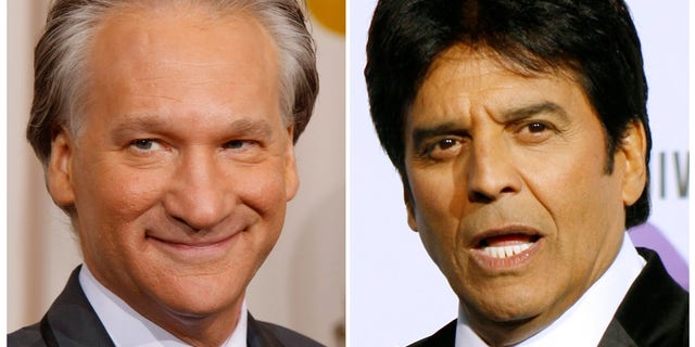 This combination photo shows Bill Maher in Hollywood, California, February 22, 2009 and Donald Trump in Las Vegas, Nevada, December 19, 2012. Trump, the famously outspoken real estate magnate has sued famously outspoken television host Bill Maher, demanding the $5 million Maher offered to give to charity if Trump could prove his father is not an orangutan. But legal experts say Trump is unlikely to get a dime from Maher, the host of the HBO series Real Time With Bill Maher, because his offer was clearly made in jest. REUTERS/Mike Blake/Steve Marcus/Files (UNITED STATES - Tags: ENTERTAINMENT MEDIA LAW SOCIETY POLITICS BUSINESS) - RTR3DOS4