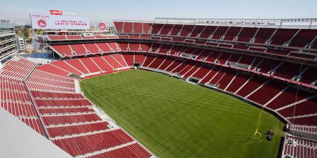 Jul 17, 2014; Santa Clara, CA, USA; General view of the new NFL stadium during a tour before the ribbon cutting ceremony at Levi's Stadium.