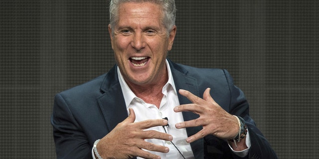 Cast member Donny Deutsch speaks at a panel for the NBCUniversal (USA) television series "Donny!" during the Television Critics Association Cable Summer Press Tour in Beverly Hills, California August 12, 2015.