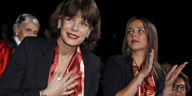Princess Stephanie (left).