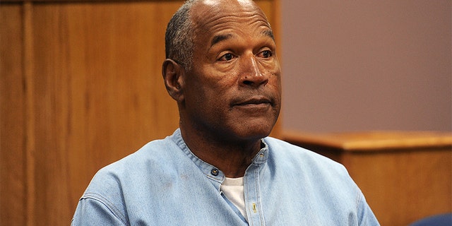 O.J. Simpson reacts during his parole hearing at Lovelock Correctional Centre in Lovelock, Nevada, U.S. July 20, 2017.