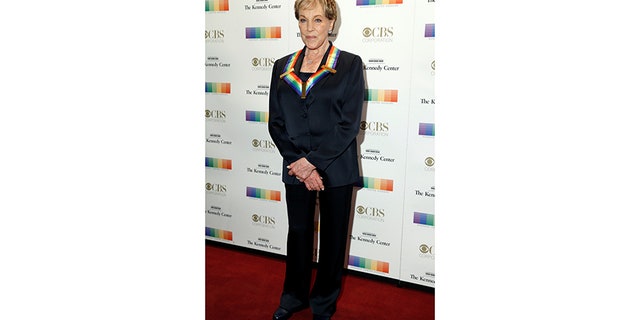 Singer and actor Julie Andrews arrives for the Kennedy Center Honors in Washington, U.S., December 3, 2017.