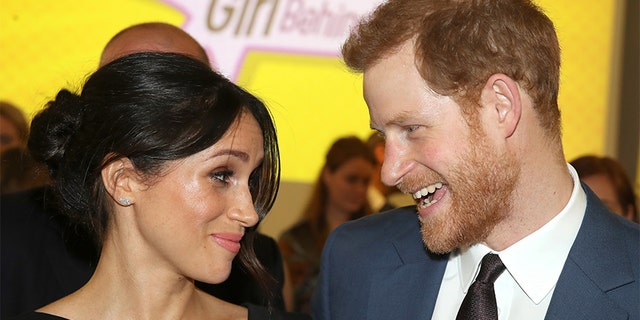 Meghan Markle and Prince Harry attend the Women's Empowerment reception hosted by Foreign Secretary Boris Johnson during the Commonwealth Heads of Government Meeting at the Royal Aeronautical Society on April 19, 2018 in London, England. Chris Jackson/Pool via Reuters - RC15C449D890