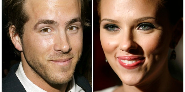 Actor Ryan Reynolds is pictured in Hollywood, California in April 7, 2005 and actress Scarlett Johansson (R) is pictured in New York City in July 26, 2006 in this combination photo.