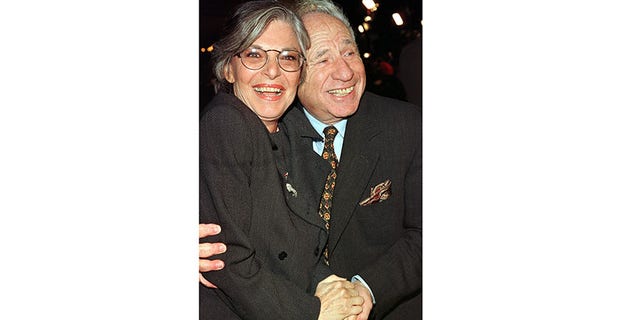 Mel Brooks and his wife Anne Bancroft.