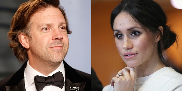 Jason Sudeikis (left) worked with Meghan Markle in the 2011 comedy "Horrible Bosses."