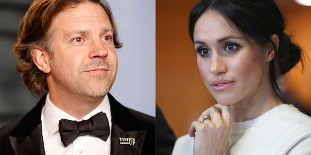 Jason Sudeikis (left) worked with Meghan Markle in the 2011 comedy "Horrible Bosses."