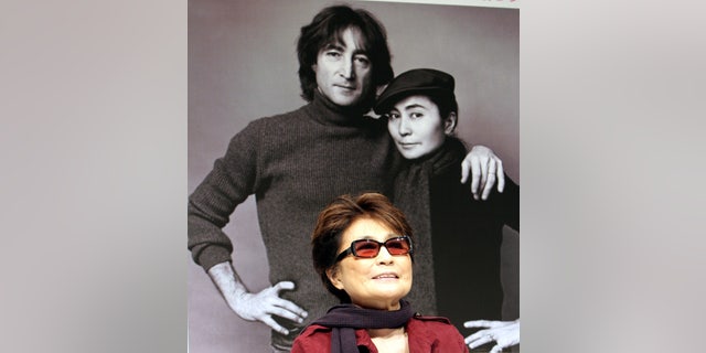 Yoko Ono, widow of former Beatles' John Lennon, speaks at a news conference in Tokyo November 2, 2006.