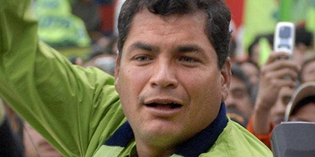 Ecuadoran President Rafael Correa