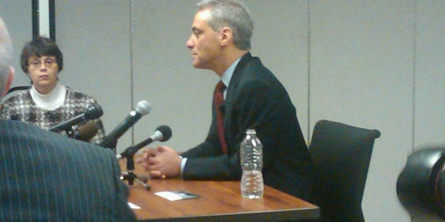 Rahm Emanuel in the Witness Chair (Fox News Photo / Marla Cichowski)