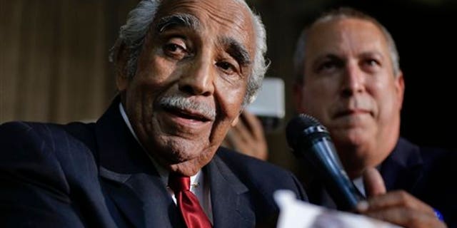 Rep. Charles Rangel, D-N.Y. at primary election night on Tuesday, June 24, 2014, in New York.