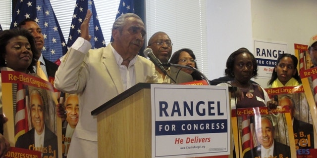 Rep. Charlie Rangel, D-New York, speaks to constituents in 2010 / AP