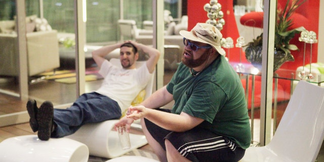 June 18, 2012: In this file photo released by ABC shows contestants Apollo, left, and Jeffrey during the premiere episode of "The Glass House." The seventh episode of "Glass House" aired Monday, July 30, 2012.