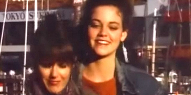 Rebecca Schaeffer (right) with Pam Dawber in "My Sister Sam."