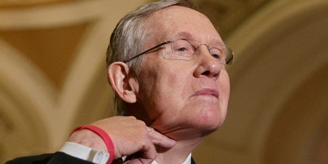 FILE: March 11, 2014: Senate Majority Leader Harry Reid, D-Nevada, on Capitol Hill in Washington, D.C.