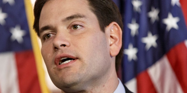 FILE - In this Jan. 8, 2014 file photo, Sen. Marco Rubio, R-Fla., speaks on Capitol Hill in Washington. Amid a renewed Republican focus on poverty, Rubio is calling on Congress to overhaul the countrys higher education system, proposing a series of changes that he says will make college more affordable and bridge a skills gap in the American economy. (AP Photo/J. Scott Applewhite, File)