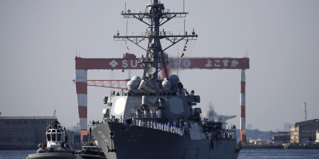The U.S. guided-missile destroyer USS Milius (DDG69) arrives to join Forward Deployed Naval Forces at the U.S. naval base in Yokosuka, Japan May 22, 2018.