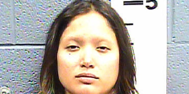 Aurelia Reyes was arrested after grabbing her boyfriend's head and allegedly biting off his lower lip.
