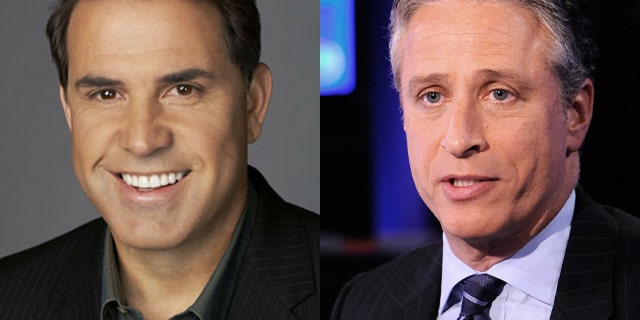 CNN host Rick Sanchez, left, was fired after comments in a radio interview about Comedy Central host Jon Stewart.