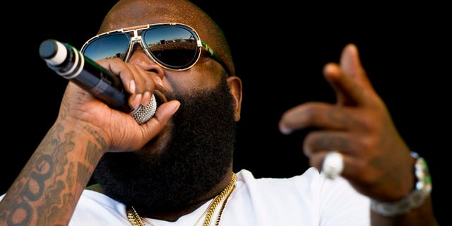 July 7, 2012: This file photo shows rapper Rick Ross performing during the OpenAir music festival in Frauenfeld, Switzerland.