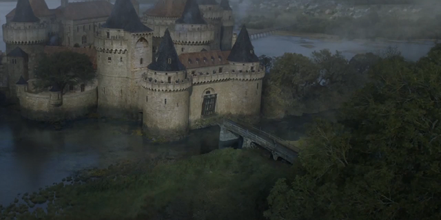 Exterior shots of the castle were used for "Game of Thrones," to depict House Tully.