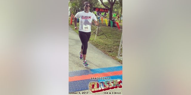 Since losing her weight, the 50-year old mother said she has run four half-marathons and has received ten race medals.