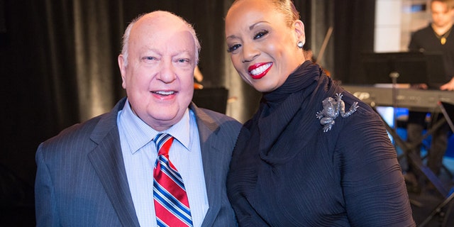 FOX News Chairman & CEO Roger Ailes and Santita Jackson (FNC contributor & daughter of Revered Jesse Jackson)