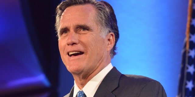 Jan. 19, 2015: Former Massachusetts governor at 2012 GOP presidential nominee Mitt Romney delivers as speech in Indian Wells, Calif. (Photo courtesy Mark Cieslikowski)