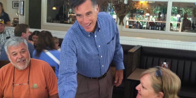 Romney in New Hampshire - Photo by Andrew Fone