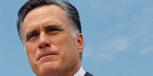 Republican presidential candidate, former Massachusetts Gov. Mitt Romney, speaks at a campaign event in Bow, N.H., Friday, July 20, 2012. Romney auditions on the international stage next week as he travels to England, Israel and Poland looking to establish credibility as a potential commander in chief in his challenge to President Barack Obama. (AP Photo/Charles Dharapak)