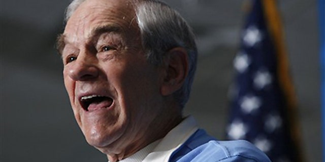 Jan. 28, 2012: Republican presidential candidate, Rep. Ron Paul, R-Texas, speaks during a campaign stop at the University of Southern Maine in Gorham, Maine.
