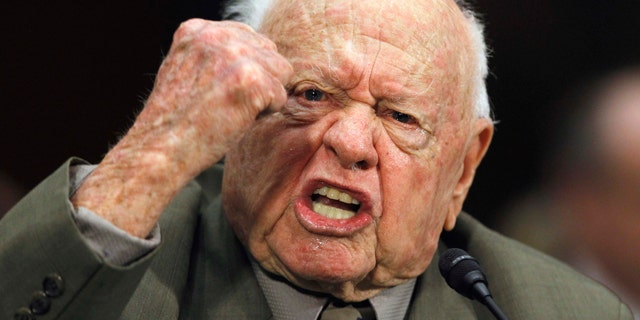 March 2: Mickey Rooney testifies about elder abuse before the Senate Aging Committee on Capitol Hill.