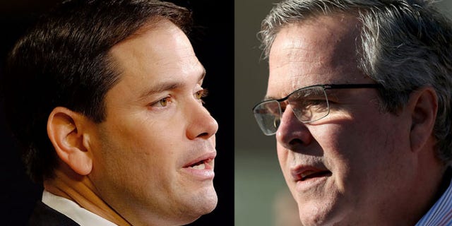 Marco Rubio (left) and Jeb Bush. (Photos: Getty Images)