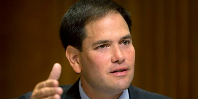 July 9, 2014: Florida GOP Sen. Marco Rubio on Capitol Hill in Washington, D.C .