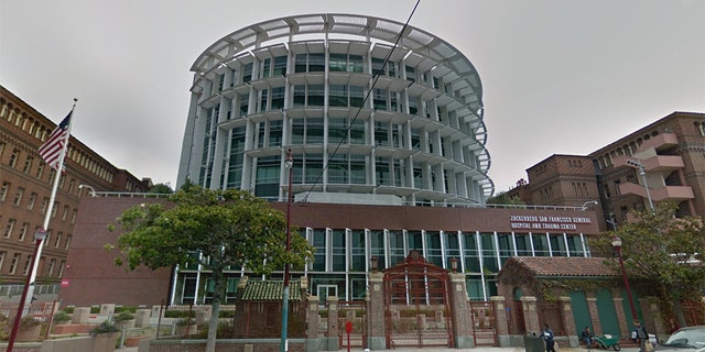 A woman's body was found Wednesday in a building stairwell on the grounds of San Francisco General Hospital, authorities said.
